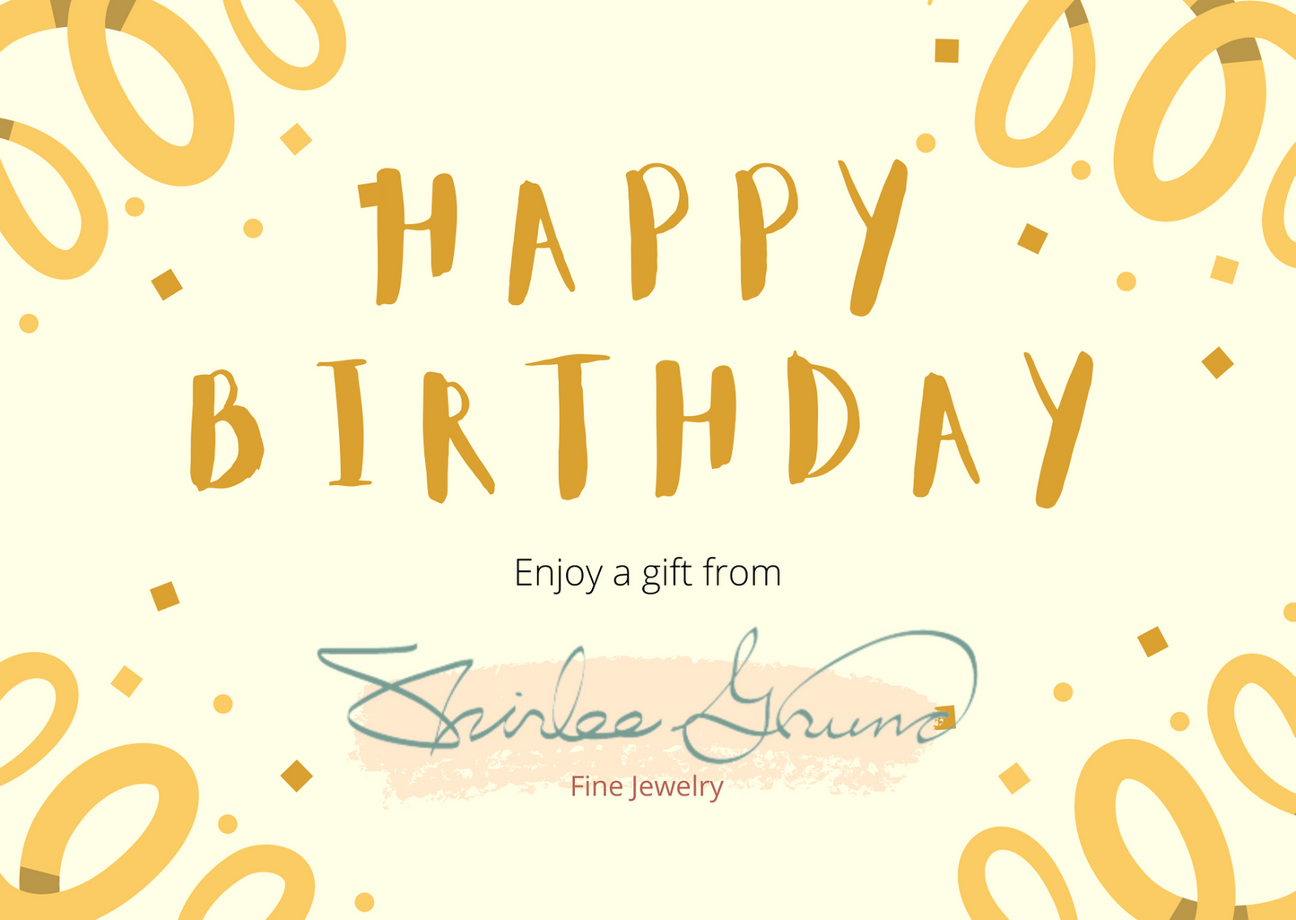 Gift Card for Shirlee Grund Jewlry