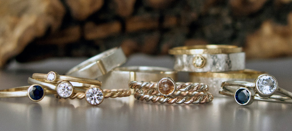 engagement rings hand made by shirlee grund