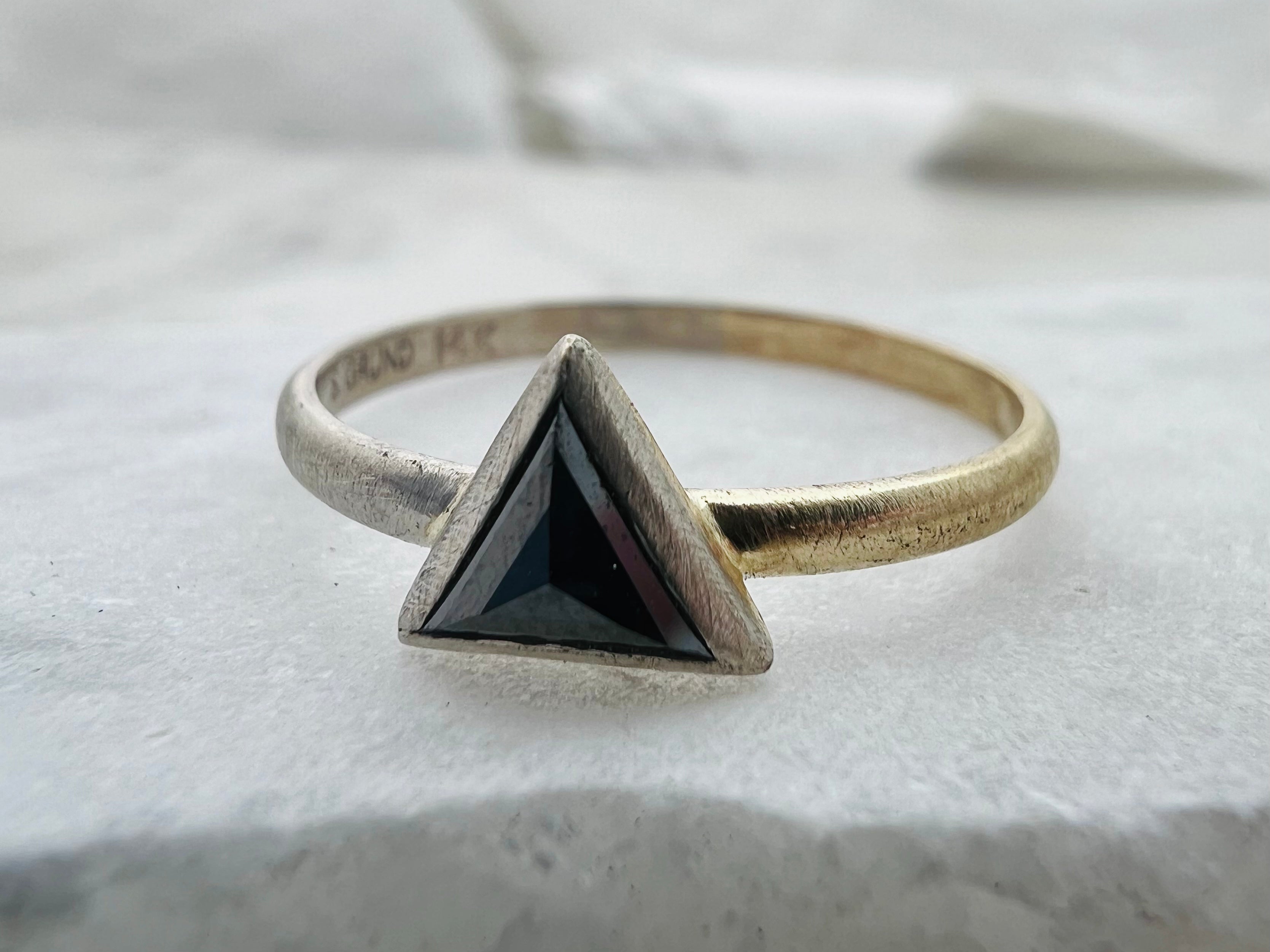 trilliant cut diamond ring – Lundeen