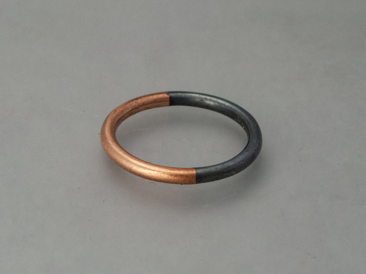 Mixed Metals Round Women's Wedding Ring | 50/50 Partnership Band in Silver and Gold
