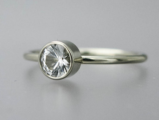 White Sapphire Rings – Shirlee Grund Jewelry